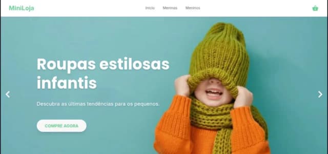 Loja Infantil (E-commerce Demo)